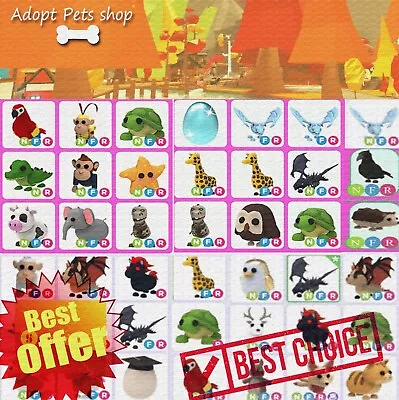 $22 • Buy Adopt PET Shop With Photo Purchase ✔ | FAST DELIVERY ✔ | Mega Neon🦜🦘🐘