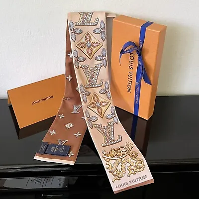 Louis Vuitton 2024 Precious Dragon Bandeau Silk Scarf Twilly With Box NWT • $299