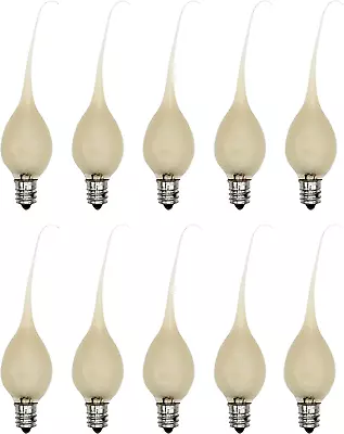 $23.94 • Buy Creative Hobbies� Country Style Silicone Dipped Candle Light Bulbs Pkg Of 10 ~ 5