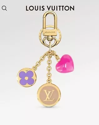$103 • Buy Louis Vuitton Enamoured Bag Charm Keychain