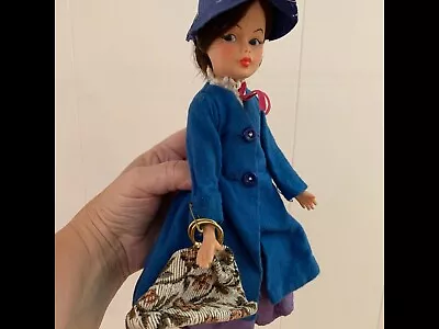 Vintage 11.5  Mary Poppins Doll W/handmade Clothing/accessories • $35