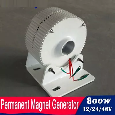 1000W Gearless Permanent Magnet Generator 24V48V AC Low Speed 650RPM Alternator • $279.99