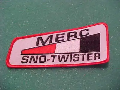 Mercury Sno Twister Snowmobile Chest Patch Rare Unused 5 X 2 3/4 Inch 1976 • $27.95