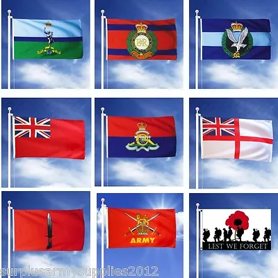 3ft X 2ft Armed Forces Flags Military Regiment Army Marines Navy British Para • £5.99