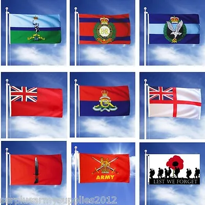 6  X 4  Military Hand Flag British Army Regt Raf Marines Para Sas Lest We Forget • £2.99
