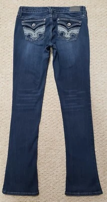 $25.99 • Buy Hydraulic Lola Curvy Low Rise Boot Cut Stretch Denim Jeans Women's 9/10 X L33