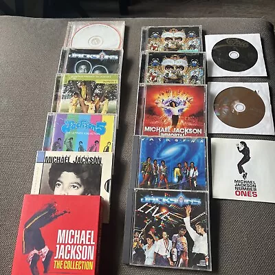 Michael Jackson CD Lot Of 17!! Super Rare Box Set”The Collection Plus Many More • $49.99