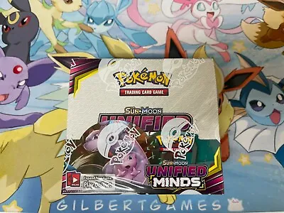$599.95 • Buy Pokémon Unified Minds Booster Box Factory Sealed In Hand GilbertGames Ship Fast