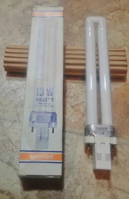 OSRAM Dulux F13TT/27K 2700 Kelvin GX23 Base 13W Compact Lamp Fluorescent • $6.50