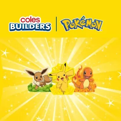 Coles Pokemon Builders Figures Collect Cards 2024 Pick Choose Full Set • $1.99