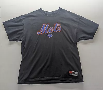 New York Mets Shirt Size XL Nike Black MLB • $8.99