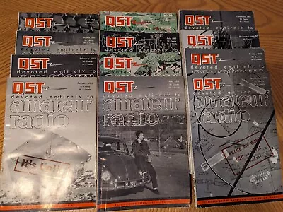 QST Magazines Full Year - 1962 • $14.99