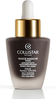 30ml Collistar Face Magic Drops Self Tanning Concentrate With Caster Oil & Aloe • £19.99