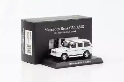 1:64 Mercedes-Benz G55 AMG White Kyosho K07021G2 • $13.96