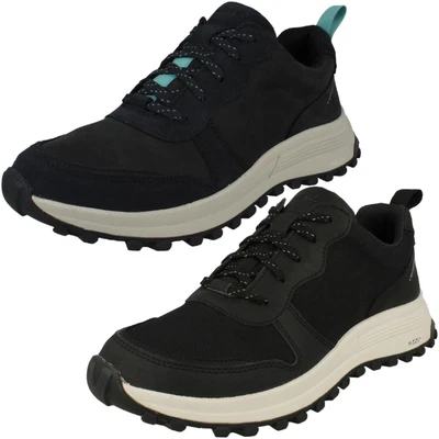 £99.99 • Buy Ladies Clarks ATL Trek Free WP Lace Up Waterproof Trainers
