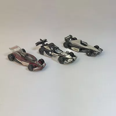 1999 Hot Wheels McDonalds Happy Meal Car Mercedes-Benz F1 Racer Mika. Lot Of 3 • $10