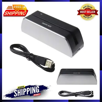 MSR X6 Swipe Card Reader Writer 3-Track USB MSRX6 Compatible W/ MSR206 MSR605X • $129.72