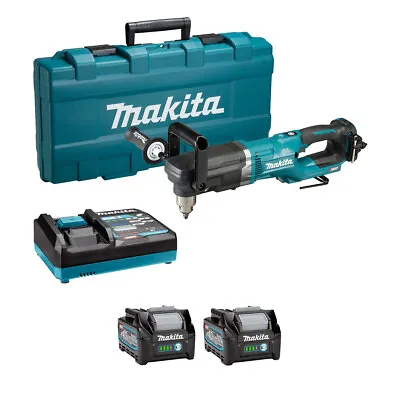 Makita DA001GD202-RAK2X25 40v Max XGT Brushless Angle Drill (2x2.5Ah) • £593