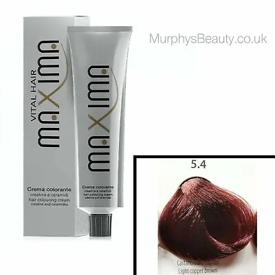 £6.95 • Buy Maxima Professional Hair Colour (100ml) (5.4 Light Copper Brown)