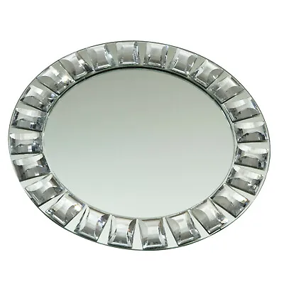 Jiallo Diamond Rim Mirror Charger Plate 13  Dia. • $30