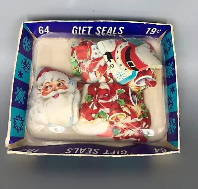 Vintage Christmas Sparkle Gift Seals Peck In Package • $25