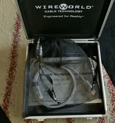 $549 • Buy WireWorld Platinum Starlight 8 USB 1 Meter A To B