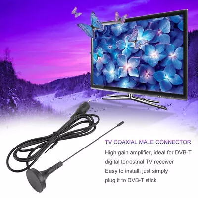 £5.58 • Buy NEW Aerial Cable Antenna 1080P HDTV Magnet TV Accessories Signal Indoor Digital