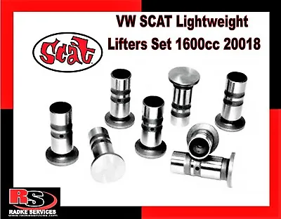 VW SCAT Lightweight Lifters Set 1600cc - Up From Radke Services SCAT 20018 • $67