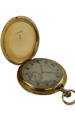 Vacheron Constantin 18k Hunting Pocket Watch Hausmann Co Roma-Napoli C. 1915-20 • $4350