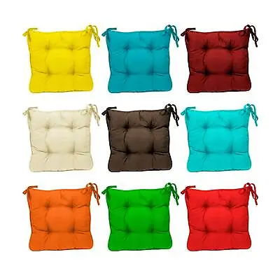 £16.77 • Buy Cushion For Chair Pads With Ties - Rainbow Pillow - Handmade Cushion For Patio