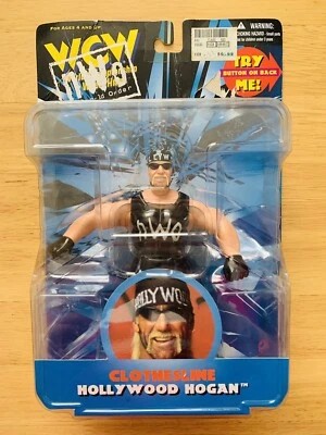 £15 • Buy WCW HOLLYWOOD HULK HOGAN NWO WRESTLING ACTION FIGURE 1998 OSFTM Wwf Wwe MOC Bnib