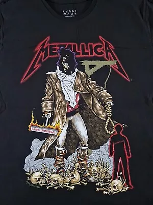 Official Metallica Cotton Rock Metal Concert Tee Casual Men's Band T-shirt • £4.99