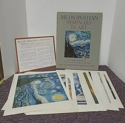 Metropolitan Seminars In Art Portfolio 3 Canaday (1958 HC)  W 12 Color Plates • $17.89