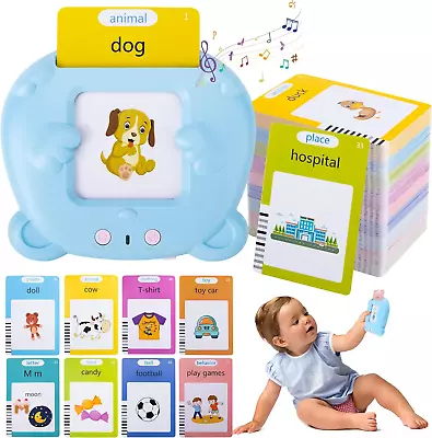 Talking Flash Cards Pocket Speech Toys For 3 4 5 6 Year Old 510 Sight Words • $13.39