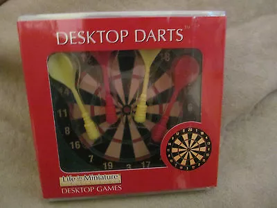 New Magnetic Desktop Darts Office Work Game Stocking Stuffer Life In Miniature • $10.99