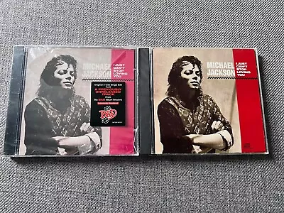 Michael Jackson Lot 2 CD I Just Can't Stop Loving You US PROMO Single + Numbered • $24.99