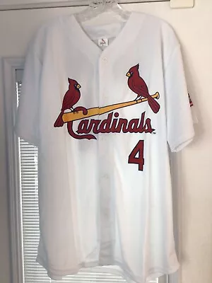 St. Louis Cardinals Molina #4 Jersey X-large New In Pkg Busch 10 Year Ann • $24.99