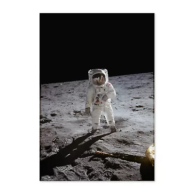 Apollo 11 Buzz Aldrin Walking On The Moon - NASA Moon Landing Poster • $16.99