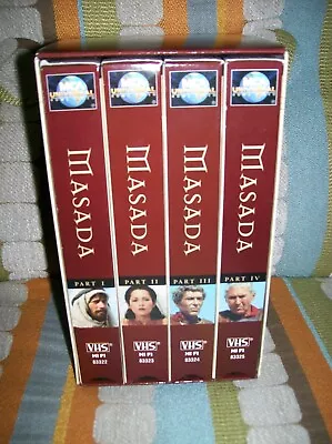 MASADA Miniseries Near Mint FOUR VHS SET Which SHIPS FREE • $11.29