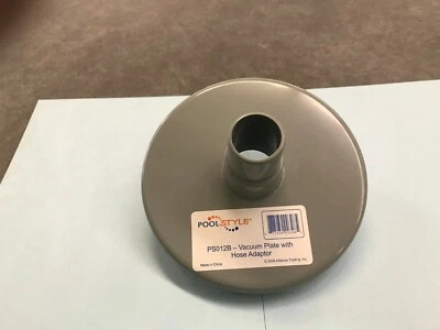 $9.99 • Buy Above Ground Pool Vacuum Adapter/plate Fits Hayward 1091 Swimline-ocean Blue