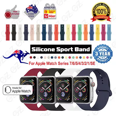 $5.65 • Buy For Apple Watch Band Strap Series 7 6 5 4 3 2 8 SE 38mm 40mm 41 42mm 44mm 45 49
