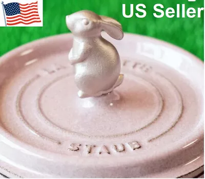 Pre-order NEW STAUB Rabbit Knob Easter Bunny Limited Edition Works On Le Creuset • $79.99