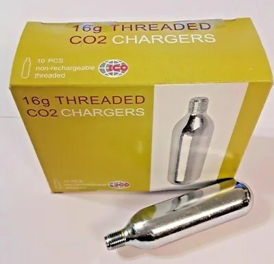 20 CO2 16g Threaded Cartridg C02 Charger Bicycle Bike Tire Pump Refill Gas ICO • $26.90