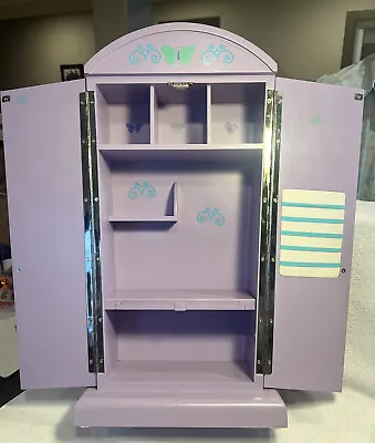 American Girl - Computer Desk - Armoire - Storage - Bookshelf-for 18  Doll - GUC • $47.96