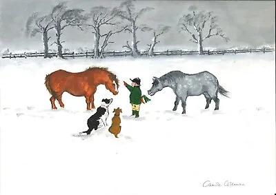 Horse Christmas Card • £3