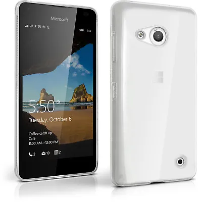 Glossy TPU Gel Case For Microsoft Lumia 550 Gel Skin Cover + Screen Protector • £2.49