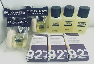 ERNO LASZLO WHITE MARBLE Brightening Cleansing Bar/Oil - (3) 1.7 + Travel Kits • $44.99