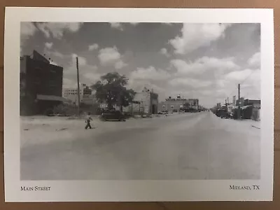 POSTCARD UNPOSTED TEXAS MIDLAND- MAIN STREET IN LATE 1920s -REPRO • $5