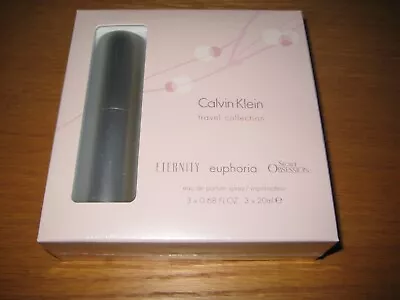 £40 • Buy Calvin Klein Travel Collection. Eternity, Euphoria, Secret Obsession 3 X 20ml