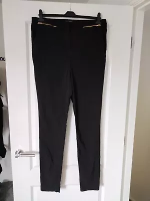 Black Slim Trousers New Look Extra Tall Size 20 • £6.99